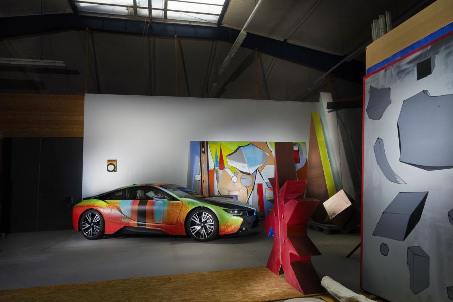  BMW i8 Art Car by Thomas Scheibitz (I15) 2019 года  (фото 13 из 17)